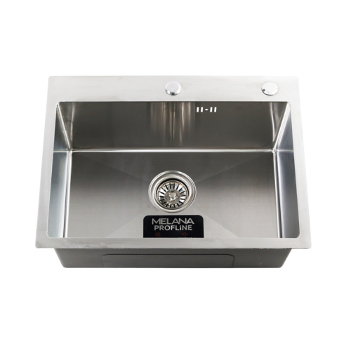 Кухонная мойка Melana ProfLine D6045H+4 сатин 60х45 цвет сатин поверхность матовая - фото 2