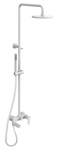 Душевая стойка Paffoni Light KITZCOL636BO110 настенная цвет белый матовый - фото 2