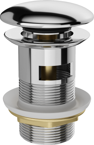 Комплект: Донный клапан Stworki SW-001CR хром + Сифон SD-001CR хром (1035027) - фото 5