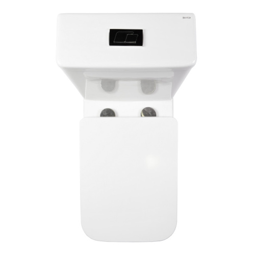 Унитаз напольный с бачком Bond Cube F04-00 белый с сиденьем безободковый душевой смыв - фото 2