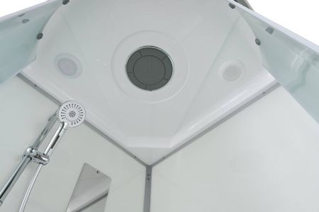 Душевая кабина AvaCan D D5090 90х90 четверть круга с крышей ориентация универсальная