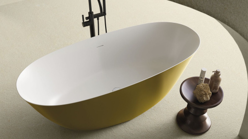 Ванна из искусственного камня Zenon Covadonga R 4000.000.000.000.31759 170х75 отдельностоящая овальная - фото 3