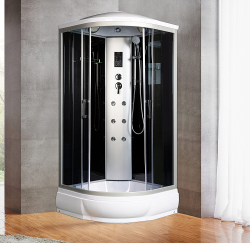 Душевая кабина River DUNAY 80/24 TH (10000003137) 80х80 четверть круга с крышей ориентация универсальная - фото 4