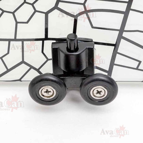 Душевой уголок AvaCan HB90 90х90 стекло тонированное профиль черный без поддона - фото 5