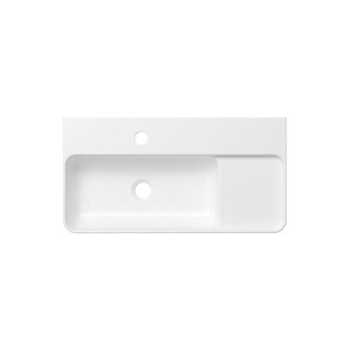Раковина из сантехнического фарфора Lavinia Boho Bathroom Sink Slim 33311011 60х30 накладная цвет белый 1 отверстие под смеситель - фото 4