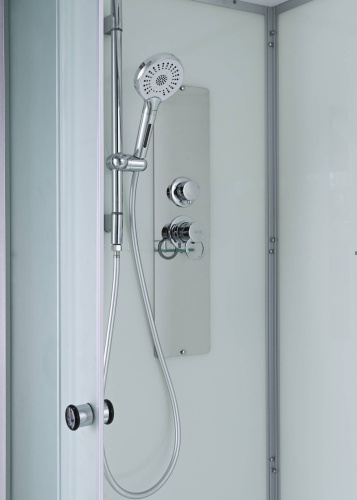 Душевая кабина AvaCan D D3010N 100х100 четверть круга без крыши ориентация универсальная - фото 4