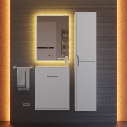 Тумба с раковиной Uperwood UPD Modul 393020544 50х21х62 цвет белый матовый - фото 4