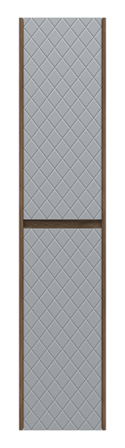 Шкаф-пенал Brevita Chester CHE-05035-4950По 35х30х165 подвесной цвет серый/коричневый - фото 2