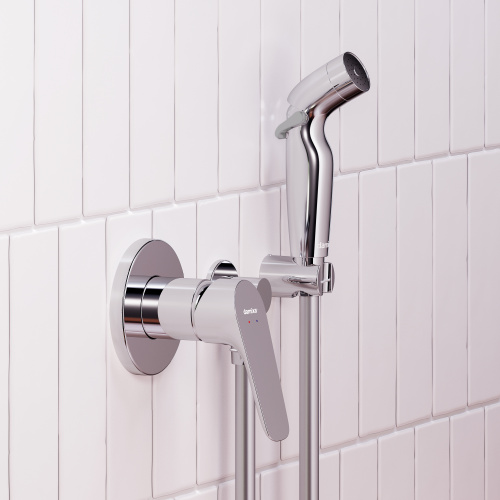 Гигиенический душ со смесителем Damixa Jupiter 777510001 хром - фото 3