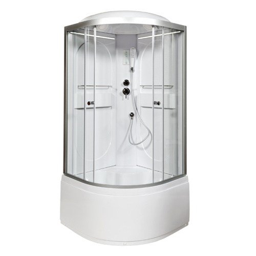 Душевая кабина AvaCan L610LED 100х100 четверть круга с крышей ориентация универсальная - фото 3