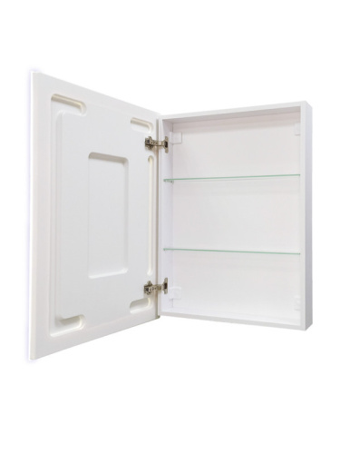 Зеркало-шкаф Континент Reflex МВК025 60х14х80 подвесной цвет белый - фото 4