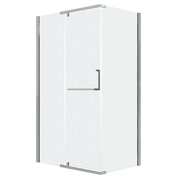 Душевой уголок Grossman Pragma 120.K33.03.1290.10.02 120х90 стекло текстурное профиль хром глянцевый без поддона