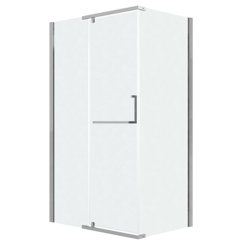 Душевой уголок Grossman Pragma 120.K33.03.1290.10.02 120х90 стекло текстурное профиль хром глянцевый без поддона