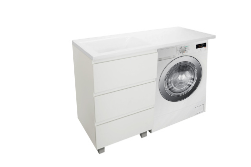 Тумба с раковиной Эстет Dallas Luxe ФР-00009668 41х48х86 напольная цвет белый - фото 2