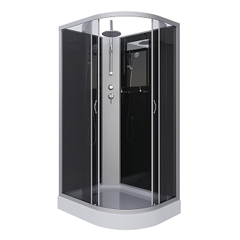 Душевая кабина Niagara Classic 35121433LBKT 120х80 асимметричная без крыши ориентация левая