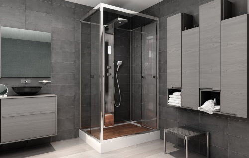 Душевая кабина AvaCan Z122 120х90 прямоугольная с крышей ориентация универсальная - фото 3