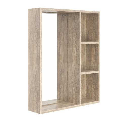 Зеркало-шкаф Onika Тимбер 206070 60х14х70 подвесной цвет коричневый