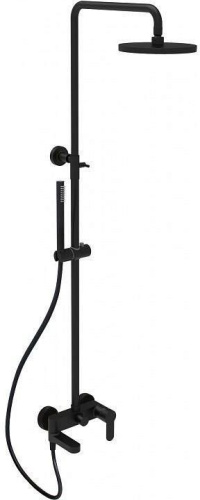 Душевая стойка Paffoni Blu ZCOL632NO настенная цвет черный