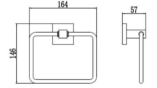 Полотенцедержатель Savol S-06560A - фото 2