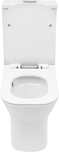 Унитаз напольный с бачком Logan 00342802 белый с сиденьем микролифт безободковый смыв торнадо - фото 4