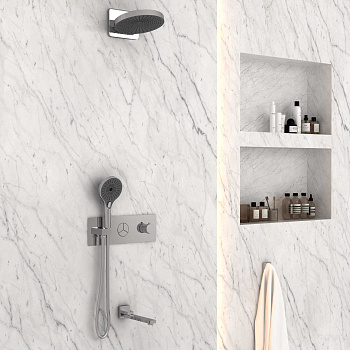 Душевая система Vincea VSFW-432TI1CH встраиваемая в стену с термостатом