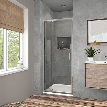 Душевая дверь Vincea Intra VDP-1I7080CL 80х190 стекло прозрачное профиль хром глянцевый