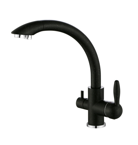 Смеситель для кухни Paulmark ESSEN Es213001-308 на раковину черный