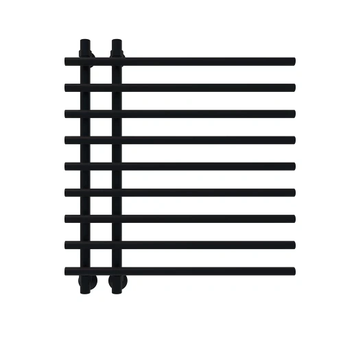 Полотенцесушитель Veconi Tufo T801070B 70х80 водяной черный - фото 2