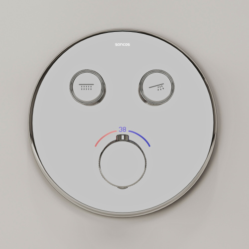 Душевая система Sancos Space SC3006CH встраиваемая в стену - фото 4