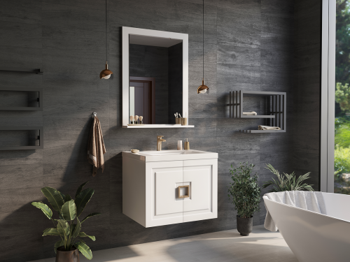 Тумба под раковину Misty Галвер Пр-Гал06080-0011По 79х48х45 подвесная - фото 2