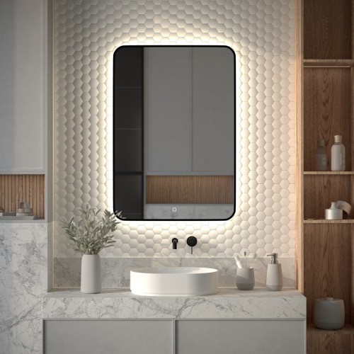 Зеркало в ванную Defesto AURA DF 2969S 70х100 - фото 3