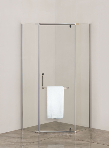 Душевой уголок Agger A03-090TCR/G 86х86 стекло прозрачное профиль хром глянцевый без поддона - фото 2
