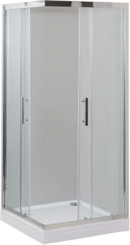 Душевой уголок Aquanet Delta NPE1142 100х100 стекло прозрачное профиль хром глянцевый без поддона - фото 3