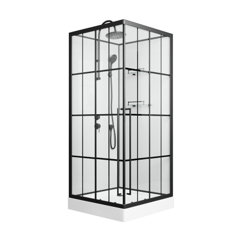 Душевая кабина Niagara Standart ST90/15QL/KL/BKT 90х90 квадратная без крыши ориентация левая - фото 2