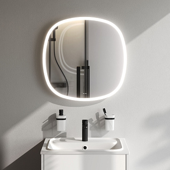 Зеркало в ванную Am.Pm Func M8FMOX0651WGS 65х65 цвет белый