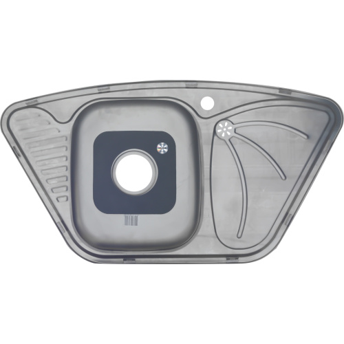 Кухонная мойка Melana 222 A t (*7) 95х50 цвет хром - фото 4