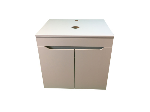 Тумба с раковиной Sintesi STL.W7019_SIN-LVB-APP-409WM 60х55х50 подвесная цвет белый - фото 5