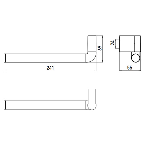 Полотенцедержатель Emco System2 3555 001 00 - фото 2