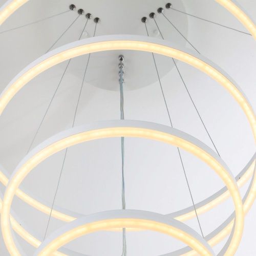 Люстра каскадная LED4U 55000-4 WH - фото 5