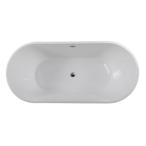 Ванна акриловая Art&Max AM-520-1700-790 170х79 отдельностоящая овальная - фото 4