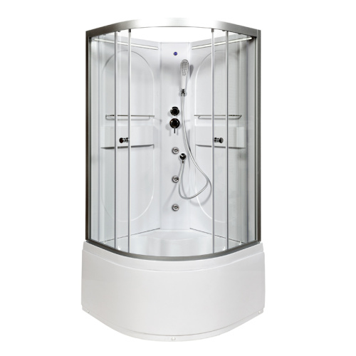 Душевая кабина AvaCan L610NLED+GM 100х100 четверть круга без крыши ориентация универсальная - фото 2