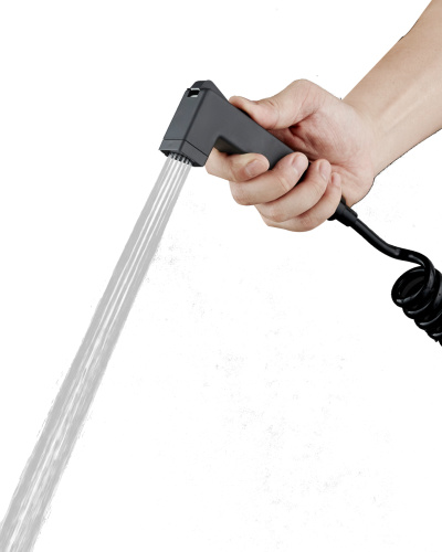 Гигиенический душ без смесителя Orange HS021bk черный - фото 3