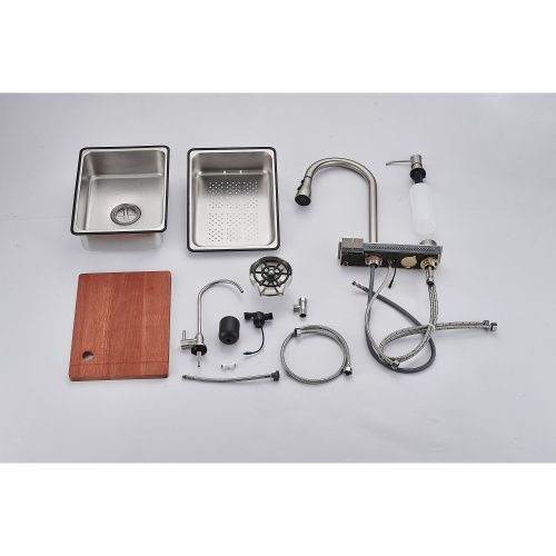 Кухонная мойка Savol S-SC002L 75х46 цвет сатин поверхность матовая - фото 4