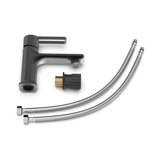 Смеситель Tokito KUDO TOK-KUD-1011 на раковину черный - фото 4