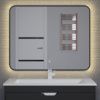 Зеркало с подсветкой и антизапотевателем Uperwood Modul 3049345674 60х80 подвесное