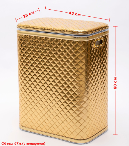 Корзина для белья Geralis Ромб SGG-B - фото 4