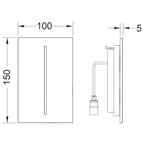 Лицевая панель Tece TECEfilo 9242066 - фото 2