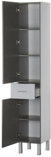 Шкаф-пенал Aquanet Верона 00187487 35х34х200 напольный цвет белый - фото 2