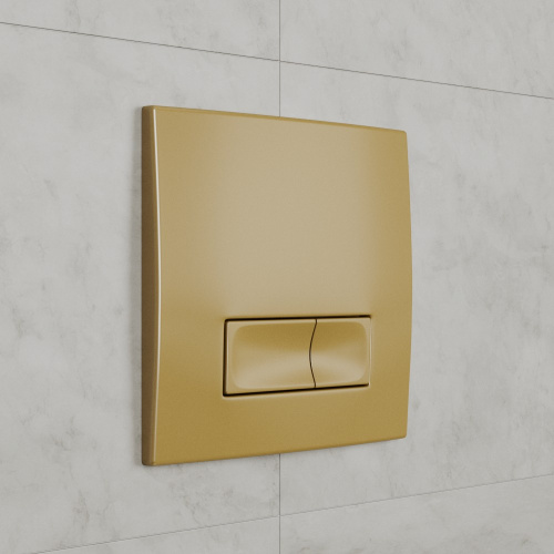 Клавиша смыва механическая Grossman Classic 800.T1.04.310.310 цвет золото матовое - фото 2