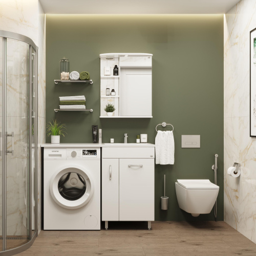 Тумба под раковину Onika Нави 106021 56х48х78 напольная - фото 4